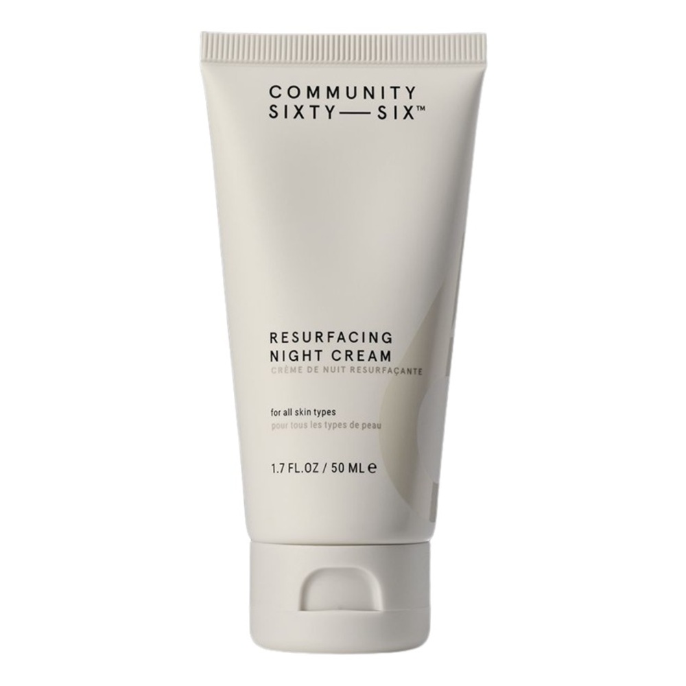 Community Sixty Six Resurfacing Night Cream Retinol Niacinamide Anti Aging